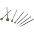 Polishing Kits 12pcs Corundum Metal Carving F Needle Diamond Burr Bits Industry Tool Diamond Grinding Head Stone Ceramic Glass Carving...