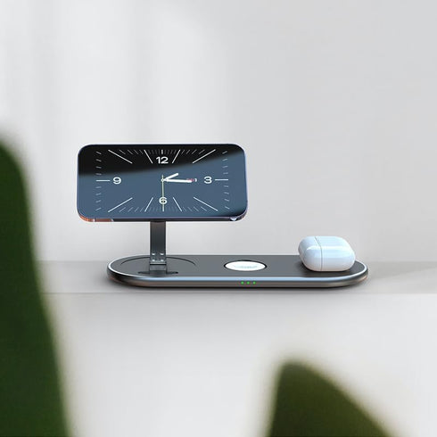 Magnetos Wireless Charger 3 in 1 Charging Station for Apple, Magnetic Foldable Charger for Travel,Wireless Charger Pad for iPhone, AirPods Wireles...