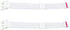 Replacement Parts for Baby Swing - Fisher-Price Revolve Baby Swing FBL70 ~ Set of 2 White Replacement Waist Strap with Male Part of Buckle...