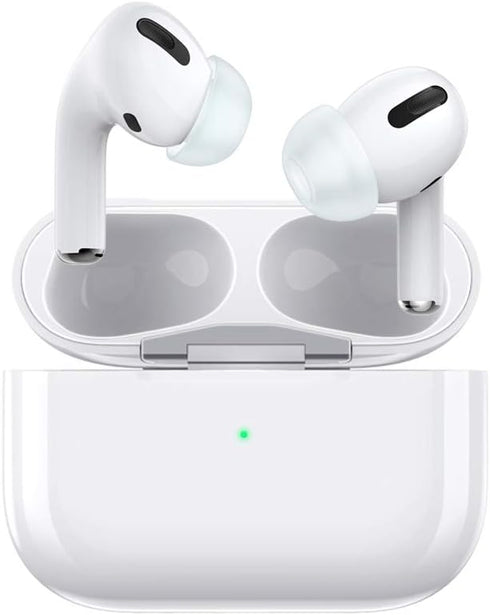 Replacement Ear Tips/Silicone Earbuds Covers Compatible with AirPods Pro 2019 Wireless Ear Phones, 1 Pair Ear Piece (Large), Transparent Blue...