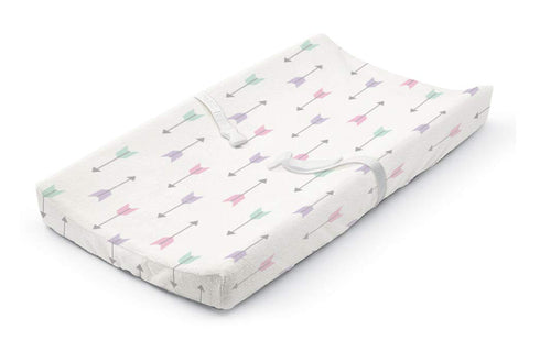 Summer Infant Ultra Plush Changing Pad Cover, Girly Arrows...