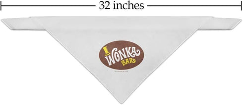 Willy Wonka and The Chocolate Factory Wonka Bar Logo Dog Pet Bandana...