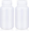 8.4 oz Wide Mouth Lab Reagent Bottle, Laboratory Grade Chemical Container, Sealed Leak-proof Translucent HDPE Bottle, Pill Bottle, Water Sample Bo...