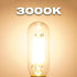 hansang E12 LED Bulbs Dimmable, 40W Equivalent, 3000K Soft White, T6 Tube Candelabra LED Light Bulbs for Chandelier, Light Bulbs Small Base with F...