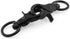 2pcs Snap Hook Zinc Alloy 60mm Black Key Chain Door Lock Pets Cage Hook Belt Clip for Any Suitable Cage, Dog Traction Rope...