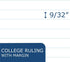 ROARING SPRING Hard Cover Composition Book, 9 3/4" x 7 1/2", College Ruled, 100 sheets, Black Marble Cover (77264)...