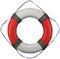 Hampton Nautical Decorative Antique Lifering, 15", Red...
