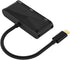 Replacement 3 in 1 USBC to HDMI VGA 3.5 Audio Docking Hub 1 in 2 Out Compatible Laptop Host Mac TYPEC External HDMI TV Monitor Projector Cable Con...