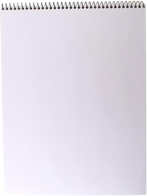 Top Flight Sketch Book, Heavy Back, Top Wire, 9 x 12 Inches, 30 Sheets (63201)...