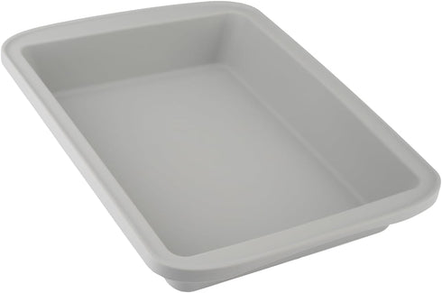 Silicone Baking Dish with Handles, Deep Rectangular Bakeware Cake Pan, Compatible with Fancy Panz, for Lasagna, Cake, Brownie or Family Dinner, 12...