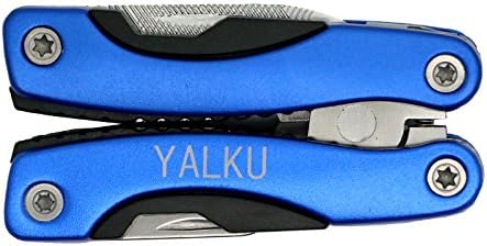 Yalku Outdoor Multitool Pliers Repair Knife Screwdriver Set Hand Multi Tool Mini Pliers Screwdriver Folding Pocket Knife Pliers Blue...