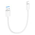 6 inch Short USB A to USB C 3.1 Cable 0.5ft,10Gbps High Speed Data Transfer Cable Compatible with MacBook Pro,iPad Pro Air,iPhone 15,Portable SSD,...