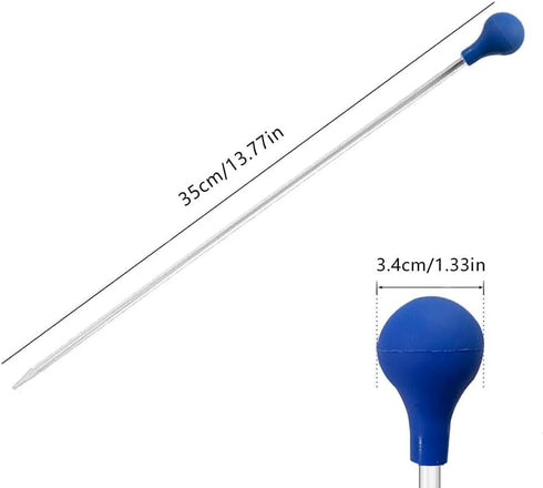 Coral Feeder SPS HPS Feeder, 2 PCS Long Acrylic Aquarium Coral Feeder Syringe Tube for Reef/Anemones/Eels/Lionfish and Other Organisms, Liquid Fer...