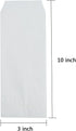 Volanic 100PCS 3X10 Inch Semi-Transparent Glassine Waxed Paper Bags for Kitchen Cutlery Chopsticks Utensils Holder Wedding Party Tableware Silverw...