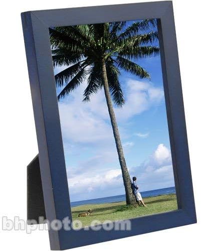 Lawrence Frames Blue Wood Picture Frame, Gallery Collection, 5 by 7-Inch...