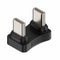 CY 480Mbps USB-C Type C Male to Male Coupler Extender Power Data Adapter Opposite U Shape Back Angled for Power Bank Phone Laptop...