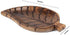 NIRMAN - Decorative Tray Wooden Leaf Design Serving Tray Platter Breakfast Table Kitchen Décor...