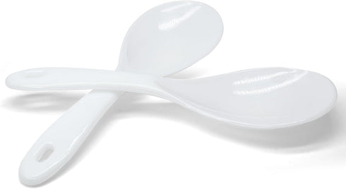 Vonty 2pcs ABS Non Stick Rice Paddle Spoon 7.8 Inch, White A...