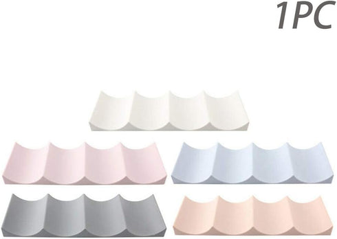 European Style Wine Rack, Modern Wave Shape Anti Slip Table Top Home Fridge Shelf, Wine Rack Countertops Display Stand Kitchen Storage Can Bottle ...