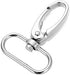 1-inch Silver Curved Lobster Clasps Swivel Trigger Clips Snap (Pack of 20)...