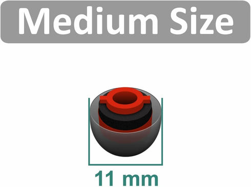 3 Pcs Silicone Ear Tips for Voyager 5200 / Voyager Legend, Replacement Medium Size Noise Reduce Rubber Earbuds Gel Wings Compatible with Plantroni...