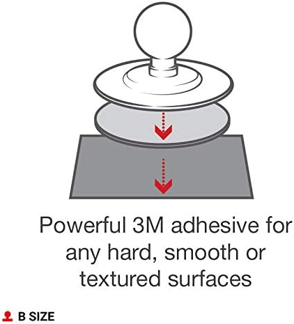 RAM Mounts RAP-B-378U Flex Adhesive Ball Base with B Size 1" Ball...