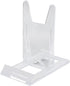 6pcs Plastic Adjustable Clear Display Stand Easel Picture Plate Display Stand Easel for Wall Mount, Display, Flat Plates, Photos, Place Cards Wedd...