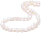 Natural Pearl Beads Side Hole 8-9mm White Freshwater Cultured Loose Gemstone Beads for DIY Jewelry Making 13.8''/Strand...