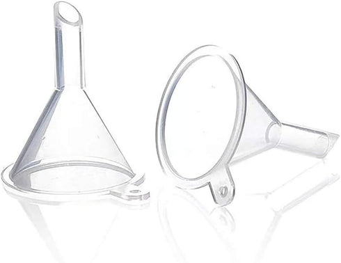 Dollet 50 Pack Mini Funnel for Essential Oil Bottles, Small Funnels for Lab Bottles, Sand Art, Perfumes, Spices, Powder Funnel and Recreational Ac...