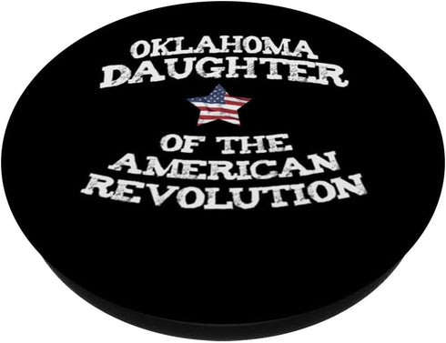 Oklahoma Daughter of the American Revolution USA OK mom sis PopSockets Standard PopGrip...