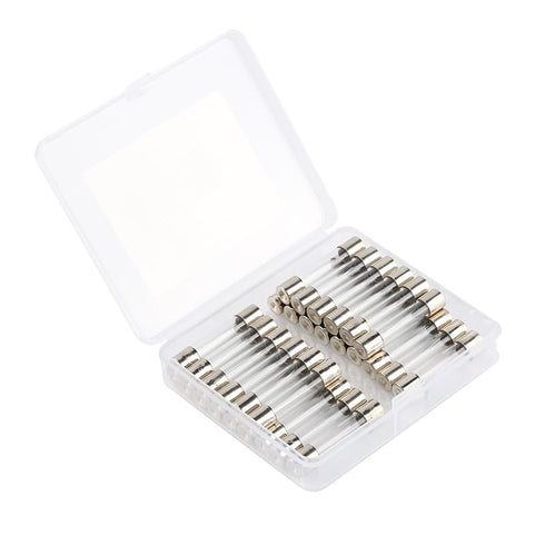 30 Pcs 4A 250V F4AL Fast-Blow Glass Fuses - 0.24x1.18 inch (6x30mm), Clear Tube, Multipurpose 4amp 250 Volt Fuse...