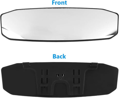 Rear View Mirror, 12" Large Convex Rearview Mirror, Anti-Glare Car Panoramic Rear View Mirror, Learner Driving Instructor Mirror SUVs Universal Ex...