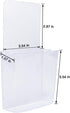 Remote Holder Wall Mount Damage-Free (2 Pack), Clear and Strong Self-adhesive Universal Media Organizer Storage Box for Mobile Phone,Remote Contro...