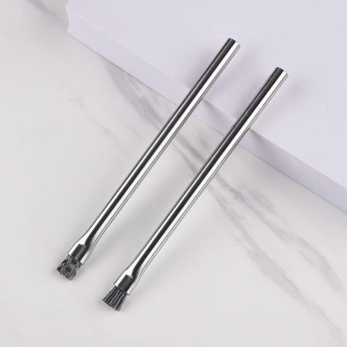 2pcs Stainless Steel Aquarium Algae Brush Fish Tank Landscaping Stone Cleaner...