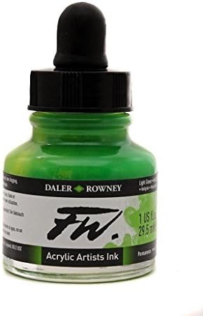 Daler Rowney FW Artists Acrylic Ink 29.5 ML Pot - Light Green...