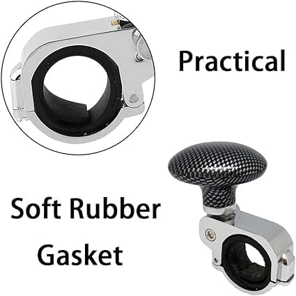 Easy Install Car Steering Wheel Spinner Knob Secure Grip & Smooth Turn Power Handle Ball for All Vehicles & Comfort for Safe Driving...