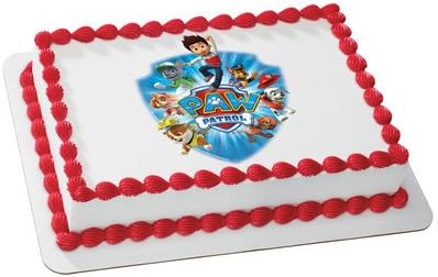 Whimsical Practicality Paw Patrol Yelp for Help Edible Cake Icing Image for 8" Round Cake, 7.5" Round Sheet...