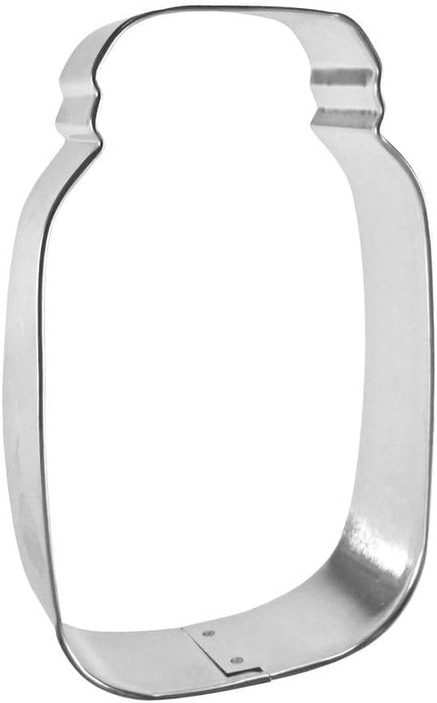 Mason Jar 4.5 Inch Cookie Cutter from The Cookie Cutter Shop – Tin Plated Steel – Made in the USA...