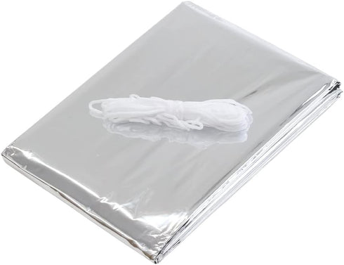 Emergency Survival Tent 2 Person Waterproof Reflective, Thermal Space Blanket for Camping, Life Saving Equipment, Outdoor Mountain Shelter (1 Pack...