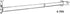 Graber Flat Lock-Seam Sash Rod (6 to 11-Inch Adjustable Width, White)...