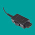Y-Splitter Adapter Y-Training Cable with Mic Switch Compatible with Plantronics QD Headset for Training Purposes...