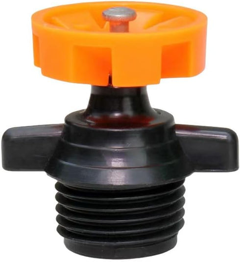 1/2Inch Automatic Rotating Sprinkler Heads Micro Sprinkler 360 Degree Rotation for Garden Irrigation (Orange 10pcs)...