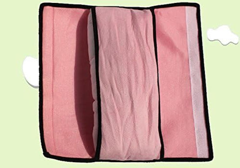 2 pcs Auto Pillow Car Safety Belt Protect, Shoulder Pad, Adjust Vehicle Seat Belt Cushion for Kids ?Grey?Pink?...