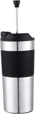 Portable coffee maker, french press, Insulated Mug with double Wall Stainless Steel, 16oz,. French Press Tumbler, French press Mug, Portable coffe...
