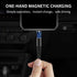 Magnetic Charging Cable 4 Pack- (6.6ft/6.6ft/3.3ft/3.3ft) 360° 3-in-1 Magnetic USB C Charging Cable | LED Light Nylon Braided Magnetic Cable for i...