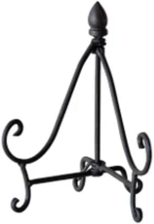 VIP Home and Garden Black Distressed Metal Easel, Small - 8"...