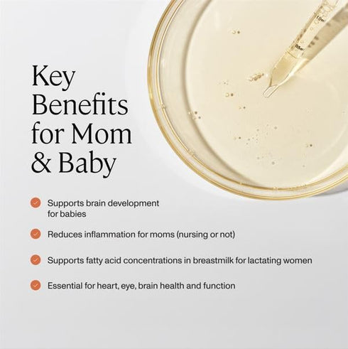 ANYA Omega-3 with 300mg of DHA and EPA, Clean Ingredients, Non-GMO, 100% Vegan, Gluten, Soy, and Dairy Free. New Moms’ Recovery & Breastfeeding, P...