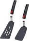 Silicone Spatula Turner Set of 2, 600°F Heat Resistant Cooking Spatulas for Nonstick Cookware, Kitchen Utensils Use Spatula Flippers Rubber Fish S...