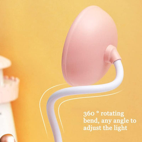 Cartoon Led Desk Lamp Learning Folding Rechargeable Eye Protection Student Children Fun Cute Reading Night Light Bedside Gradient...