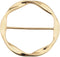 Round Twisted Circle Silk Scarf Ring Brooch for Women Girls Minimalist Shawl Scarves Buckle Wrap Clip Fashion Dress Accessories Decoration Jewelry...